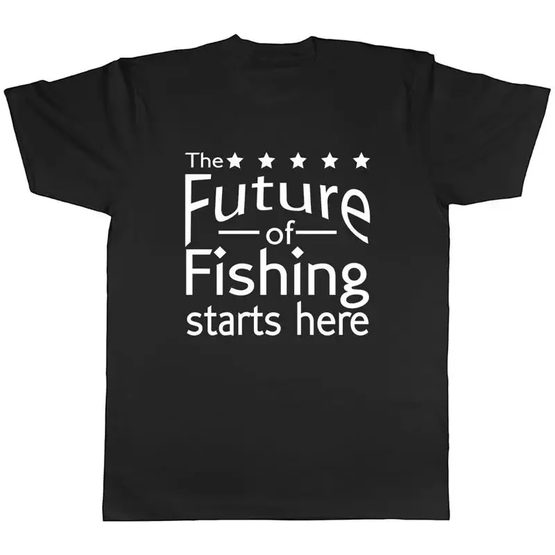 El futuro de la pesca comienza aquí, camiseta unisex para hombre