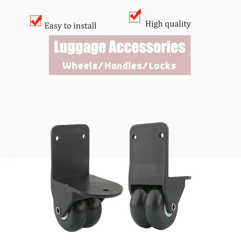 Wear-Resistant Luggage Fixed Caster First Choice for Long-Distance Travel Lasting Smoothness Replacement Pulley