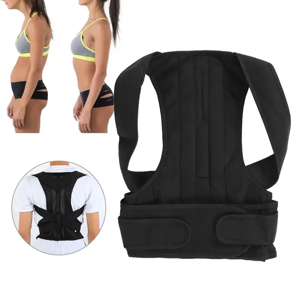 

Adjustable Back Spine Posture Corrector Adult Humpback Pain Back Support Brace Shoulder Belt Posture Correction For Man Woman