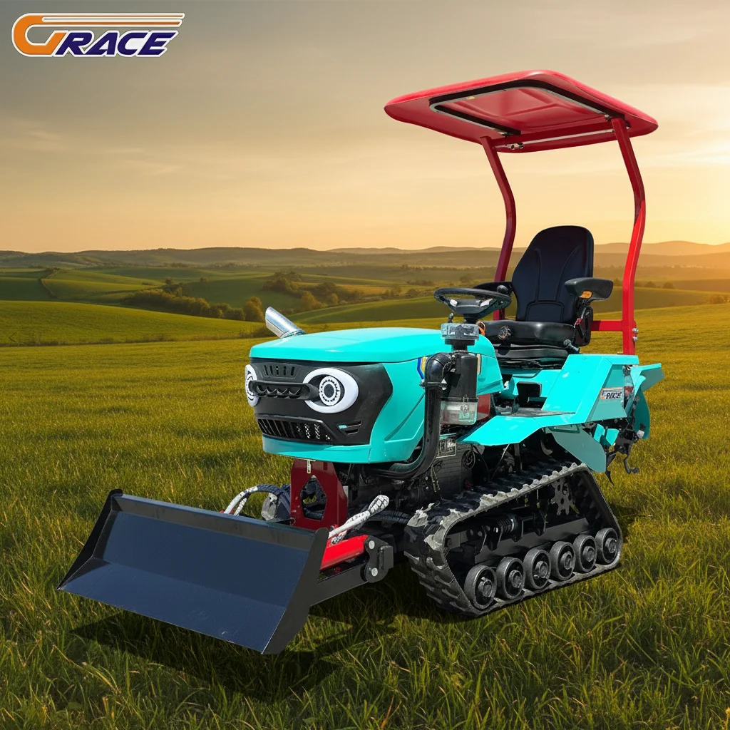 

Customize Crawler Tractor With Easy Operation Comfortable Driving Farm Management Machine