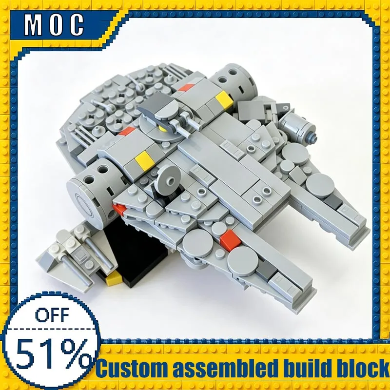 

370PCS Saucer 3-In-1 Alternate Builds Bundle 75440 AT Custom Building Blocks DIY Assembly Educational Toy For Boys Birthday Gift