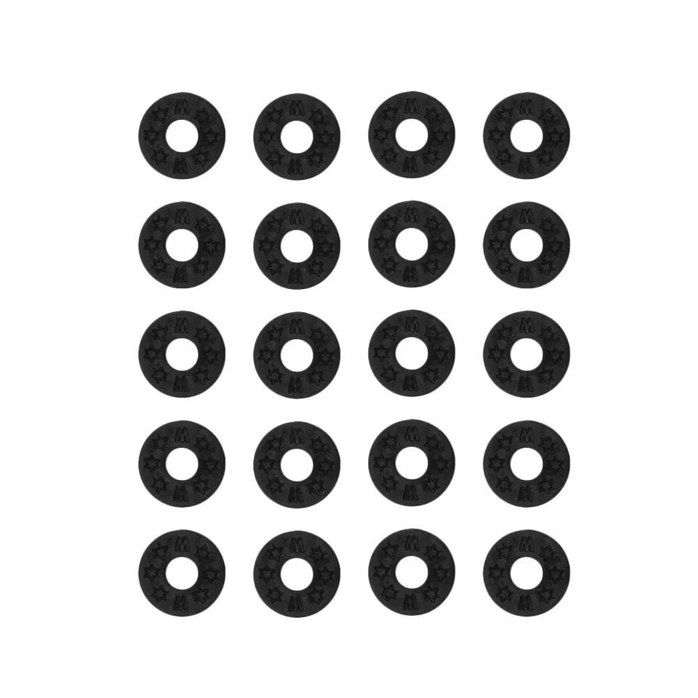 

20 Pcs Anti-slip Buckle Gasket Guitar Lock Set Fixing Buckles Musical Instrument Strap or Locks Bass Kit