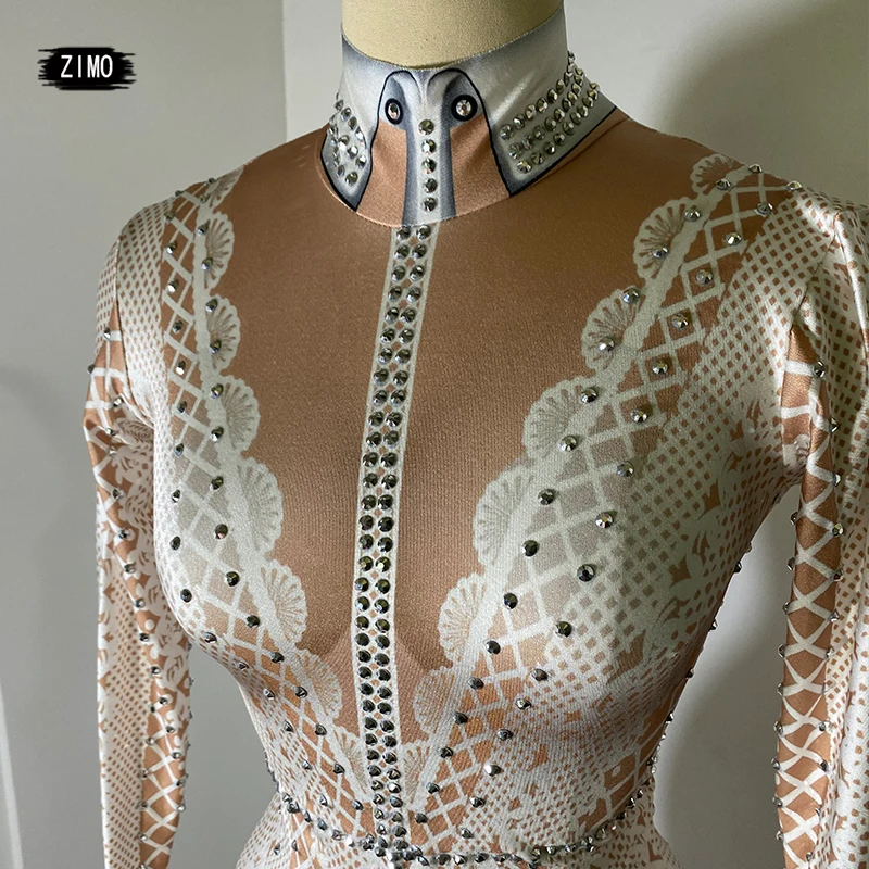 moda biała sukienka bez pleców seksowna impreza klub nocny urodziny stroje ślubne dla kobiet projektant odzież do tańca na rurze drag queen