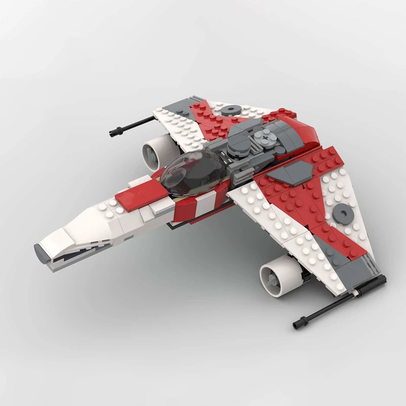 

246 деталей Moc E-Wing Starfighter – альтернативная сборка конструктора 75388 Bob's Starfighter, креативные строительные блоки, игрушка для детей, подарок