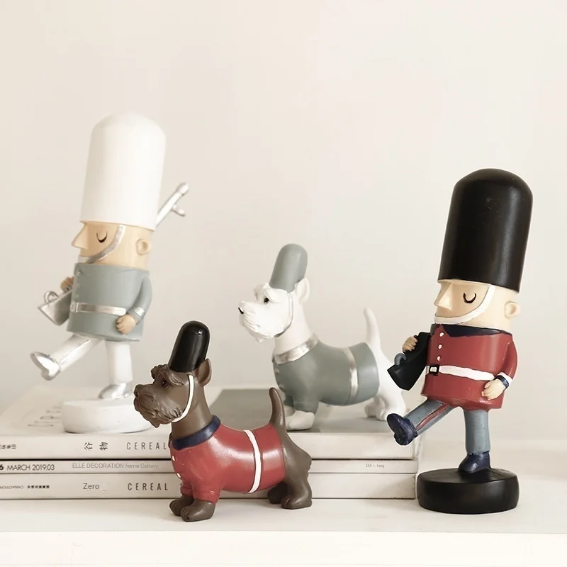 

Nutcracker puppet soldier decoration creative home living room TV cabinet room decoration shooting props