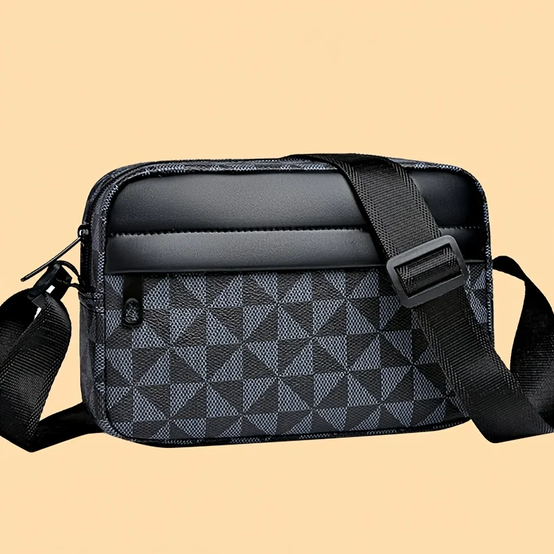 

Trendy Simple Casual Square Bag, Neutral Suitable for Commuting, Stylish Sports Shoulder Crossbody Bag for Both Men and Women