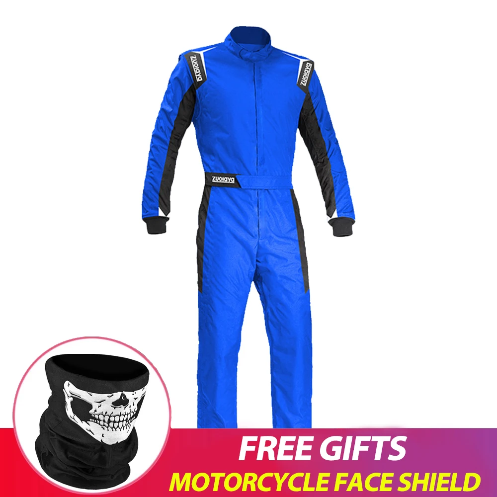 

Blue Motorcycle Jacket Waterproof Go-kart Suits Wear Resistant Motorcycle Suit Wear Resistant Motorcycle Onesie Quick Dry