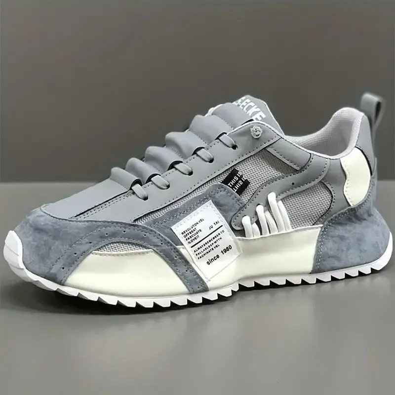 

Men's Summer Mesh Breathable Shoes 2026 Spring Chunky Sneakers Male Classic Skateboard Vulcanized Shoes Outdoor Walking Footwear