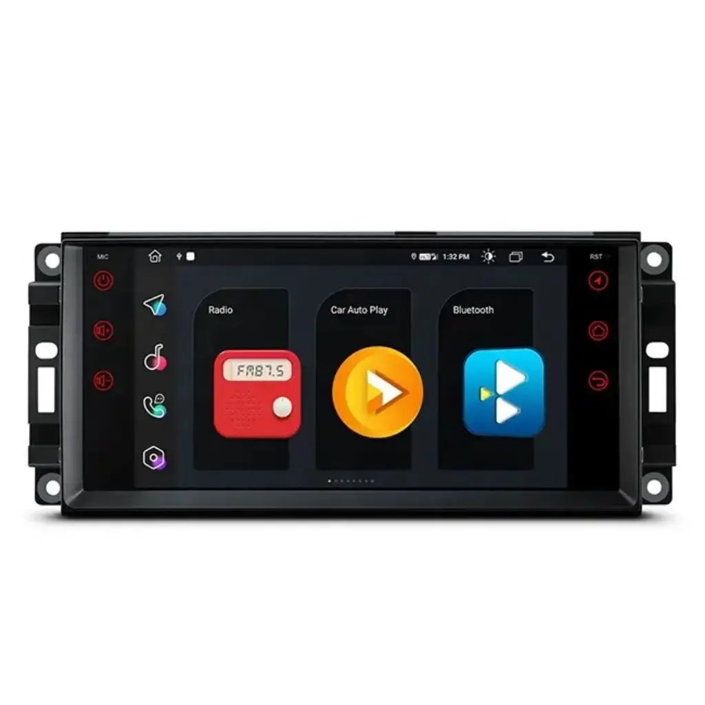 7 Inch Touch Screen Android Car Multimedia GPS System For Jeep Compass Commander With Worldwide Car Accessories Wireless Carplay