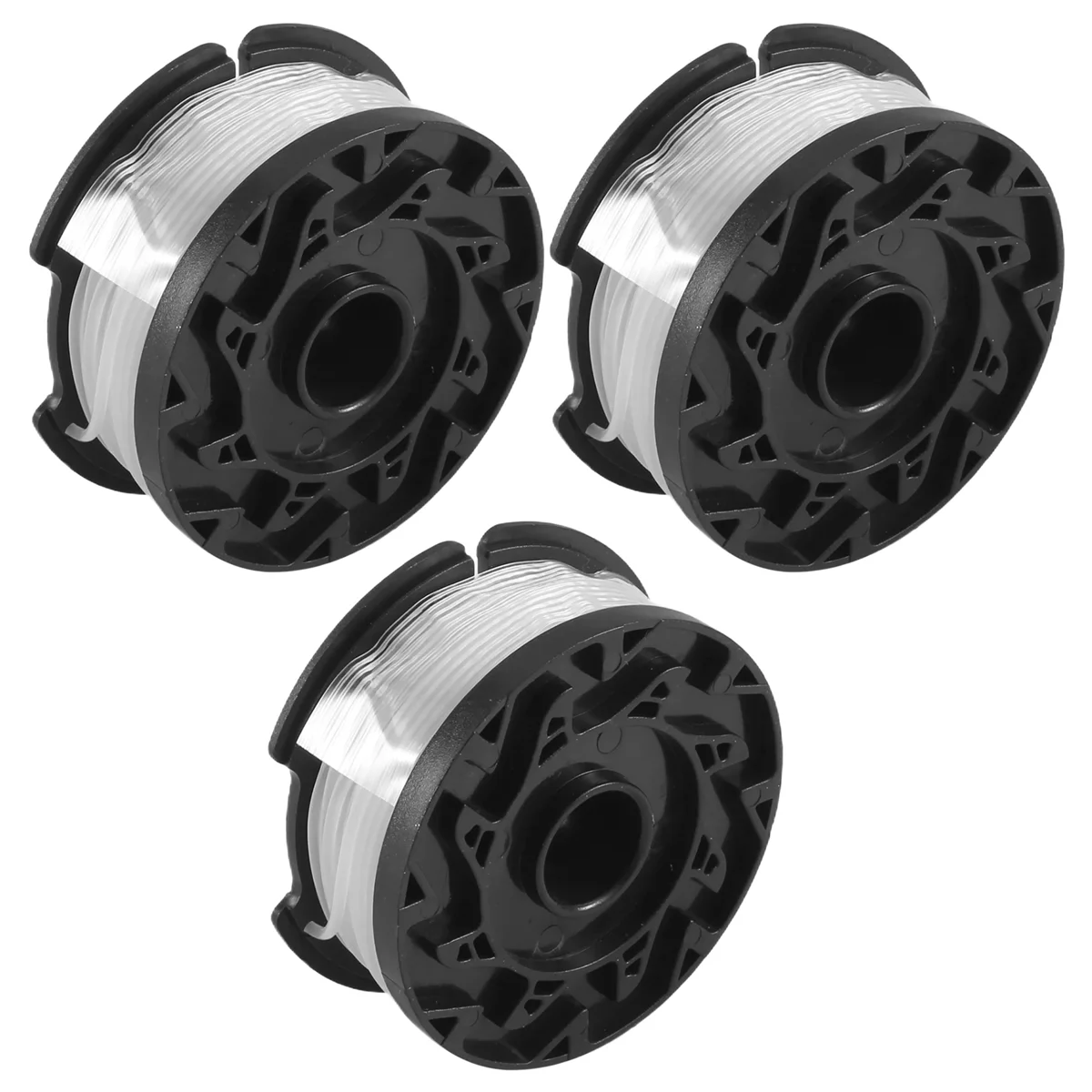 3 Pack Trimmer Replacement Spool for BLACK+DECKER AF-100-3ZP 30Ft 0.065 Inch Trimmer Line