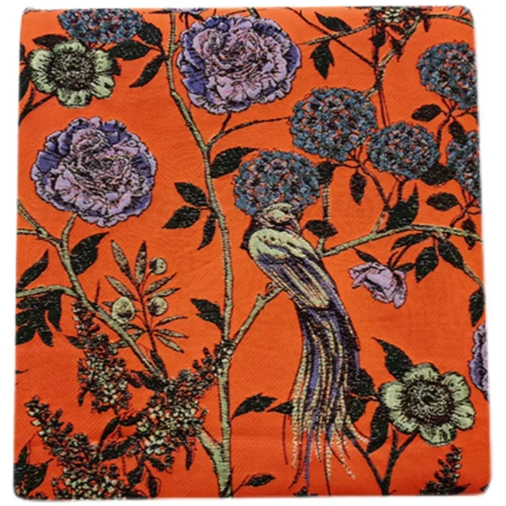 

Yarn Dyed Brocade Jacquard Fabric Magpie Branch Hanfu Cloak Clothing Cloth Fashion Design Sewing Wholesale Material by the Meter