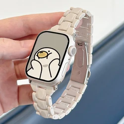 애플 워치 밴드용 캔디 스트랩, 한국 패션 팔찌, iWatch 시리즈 10 9 8 7 SE 6 5 4 3 울트라 2 49mm, 44mm, 40mm, 41mm, 45mm, 38mm, 46mm, 42mm