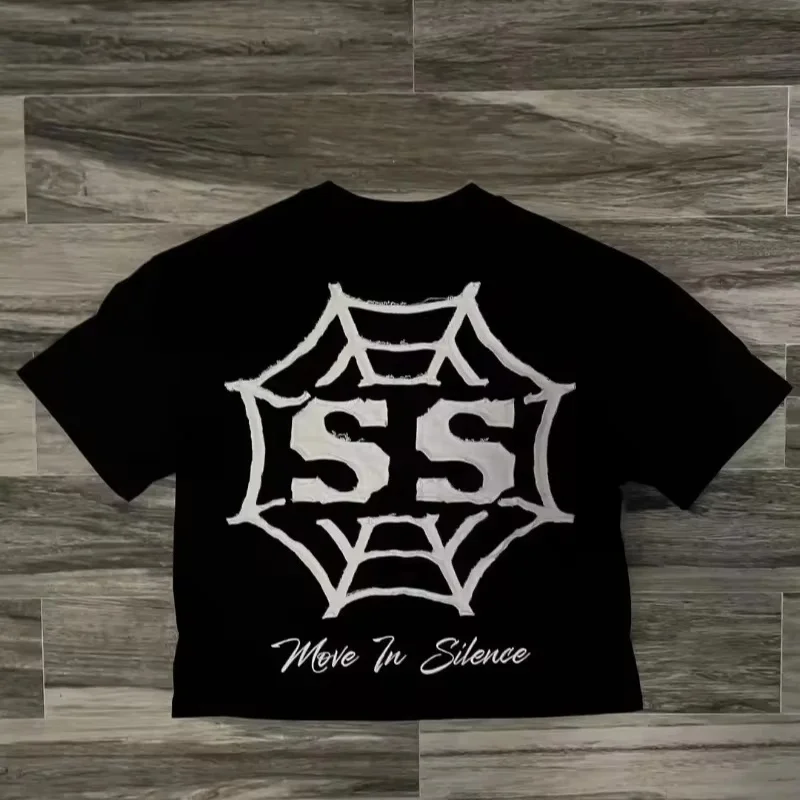 

Модные брендовые буквы с мультяшным 3D принтом, большие мужские свободные повседневные футболки с короткими рукавами Y2k Harajuku в стиле хип-хоп в стиле ретро для гангстера