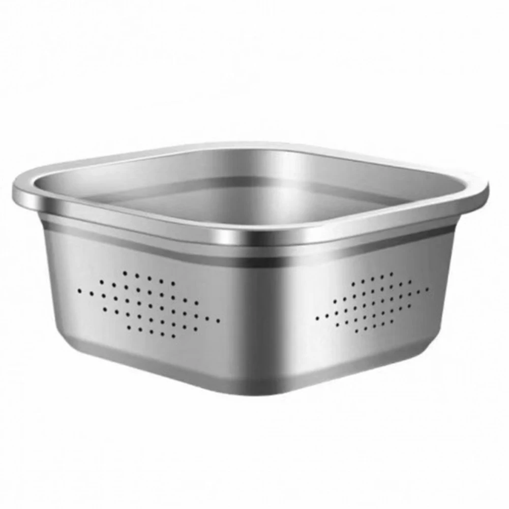 Square Stainless Steel Bowl Engineered for Daily Kitchen Demands Including Stirring Soaking and Portioning with Minimal Effort