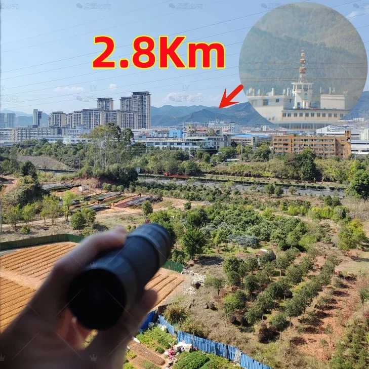 CAOX Leistungsstarkes Mini 10X25 12X30 Monokular-Teleskop HD Tragbare BAK4 FMC Optik Kompaktes Taschenfernglas für Tourismus und Outdoor – Detail 9