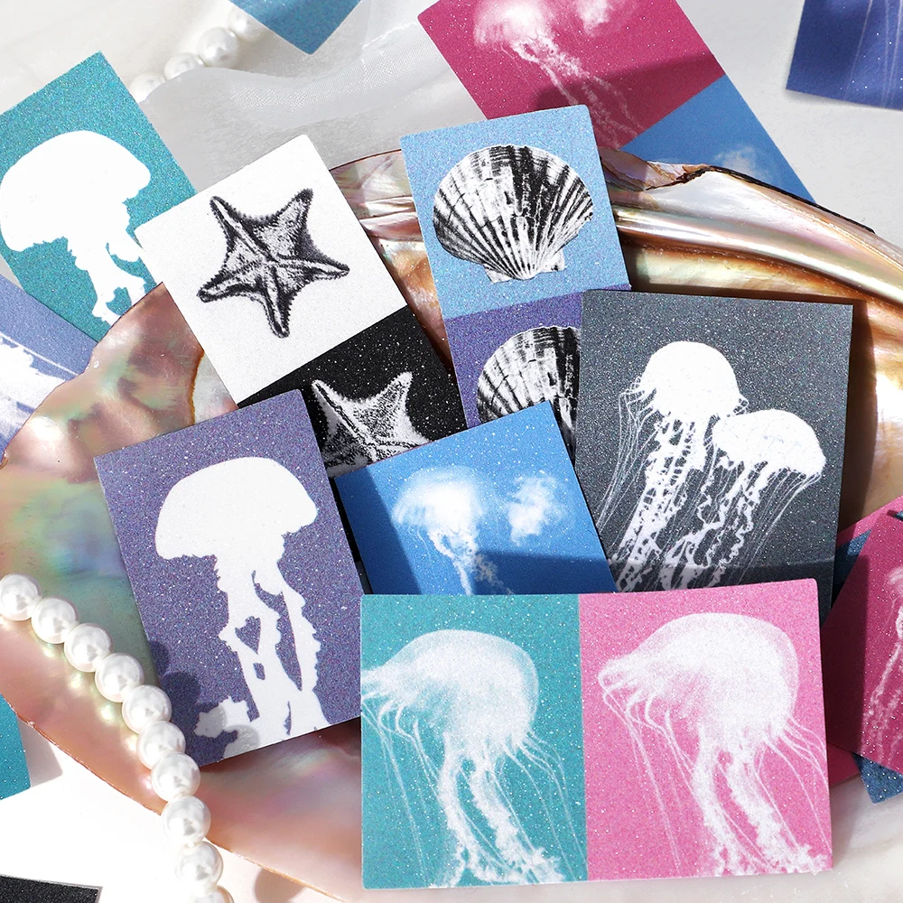 20 قطعة/الحزمة Ins اليابانية الكورية الجمالية القرطاسية ملصقات الفن الرسوم التوضيحية ملصق حزمة DIY بها بنفسك مذكرات سجل القصاصات مجلة مخطط