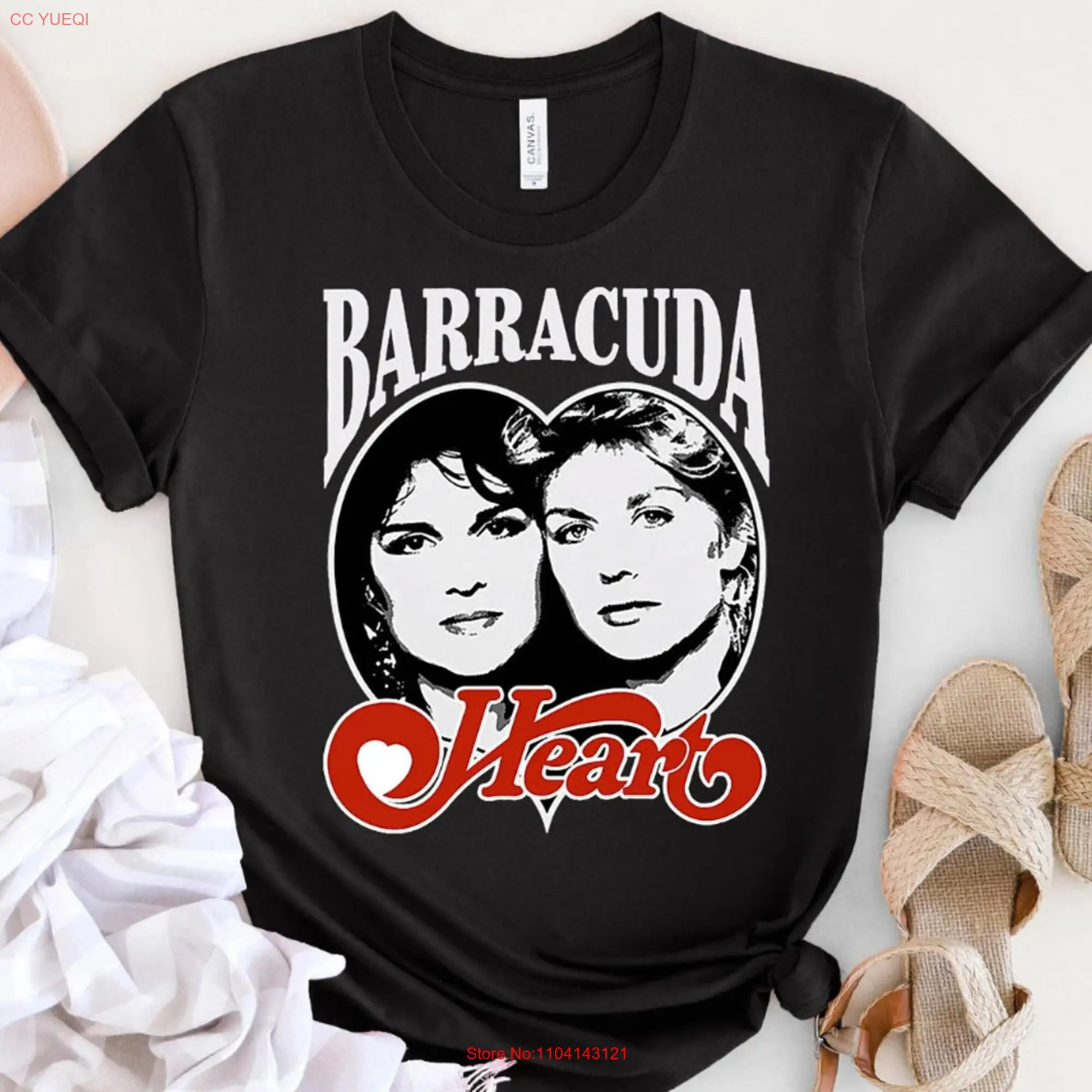 BARRACUD Heart Band T Shirt Circa 70s Clothing Music For Men And Women long or short sleeves