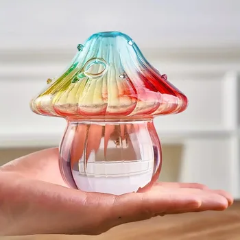 Boho Glass Mushroom Hydroponic Vase 2