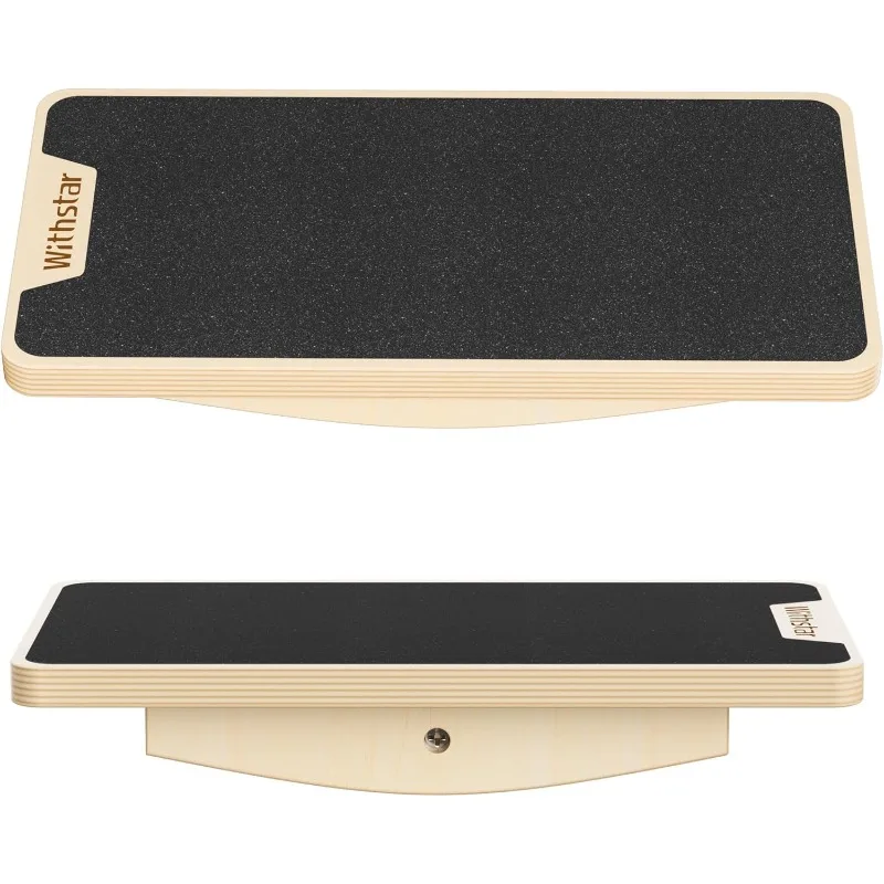 

Balance Board Professional Wobble Board for Adults Anti-Slip 350LBS Balance Boards Anti-Slip Standing Desk Core Strength Wooden