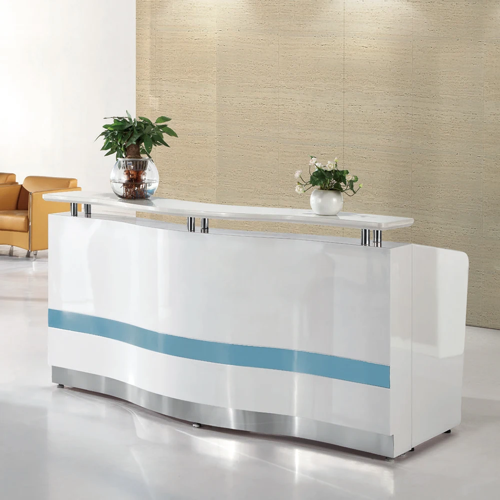 

Clinic Hotel Beauty Salon Reception Table Counter Simple Cheap Office Reception Desk Lobby Front Counter Desk