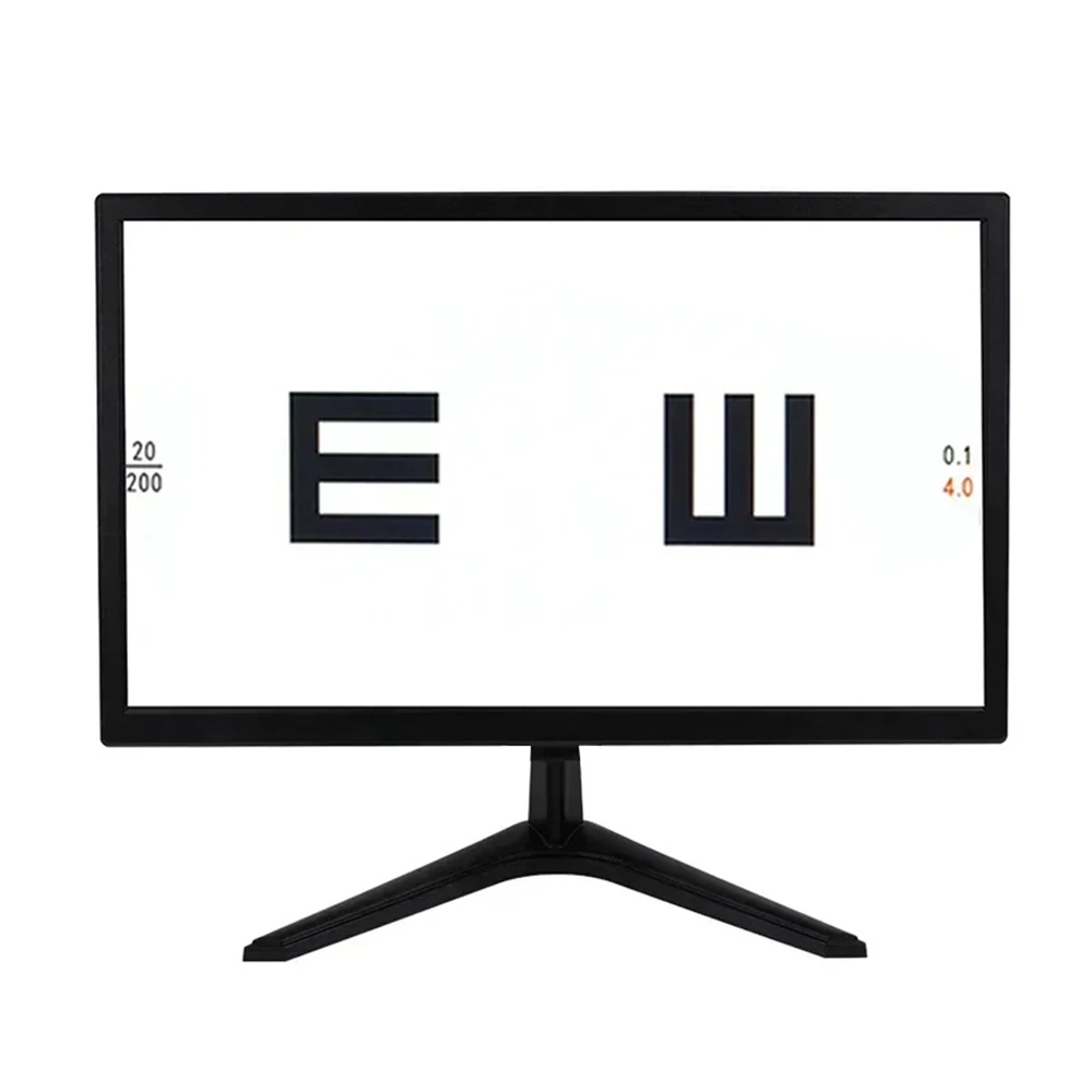 21 Inch Screen LCD Visual Acuity Chart Vision Test Projecter Optical Ophthalmic Exam Monitor Use to Measure Visual Acuity Chart