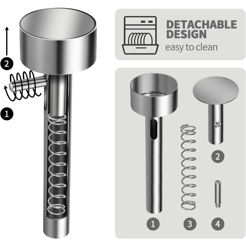 1Pcs Falafel Maker Press Stainless Steel Meatball Mold Scoop Easy to Clean Meatball Press Tool for Cookie Dough Veggie Balls