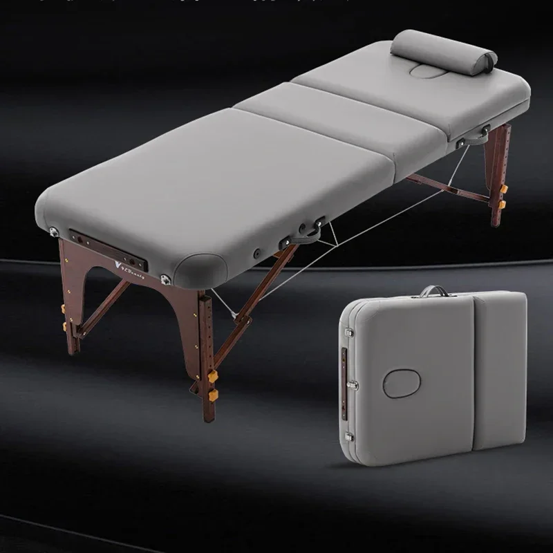 Professional Spa Massage BedStretchers Portable Relaxing Aesthetics Auxiliary Tables Stable Folding Beauty Tattoo Furniture