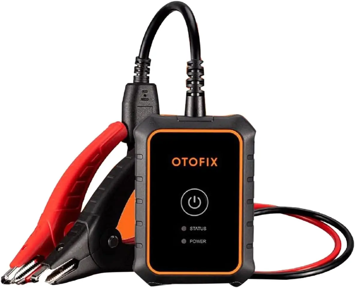 Otofix Battery Tester BT1-Lite 6V 12V 100-2000 CCA Car Battery Analyzer Cranking & Charging Test Tool Test for All Vehicles