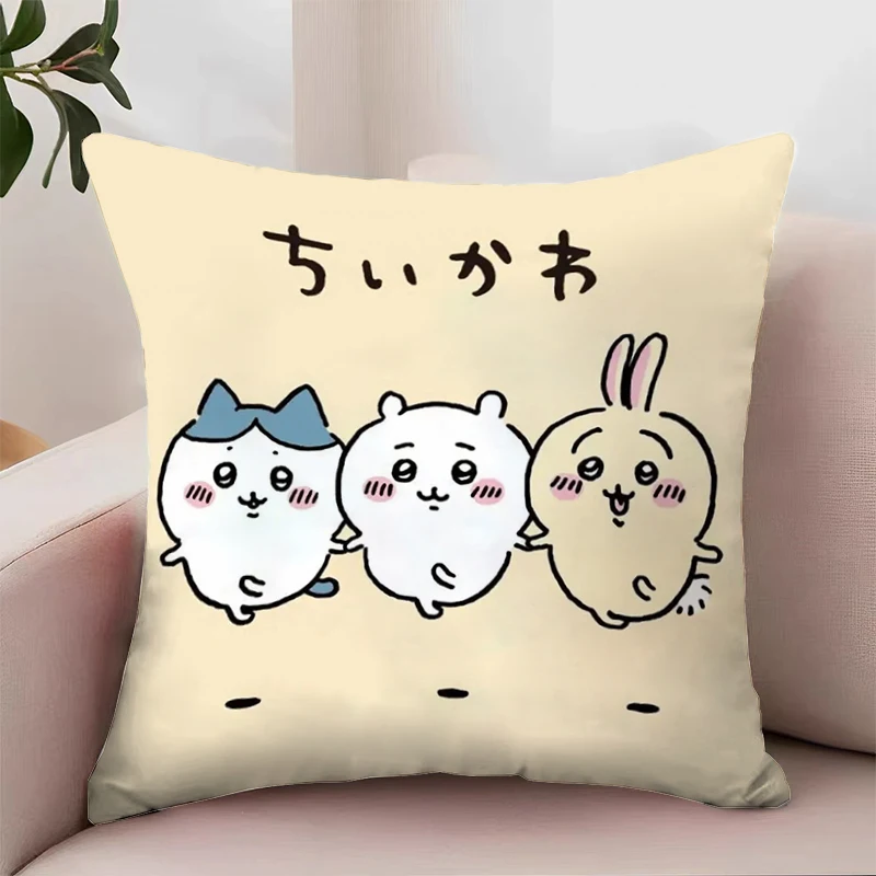 Decorative Pillowcase 40x40 Cute C-Chiikawas Pillowcases for Pillows 45x45 Cushion Cover for Pillow Home Decoration Cushions Bed