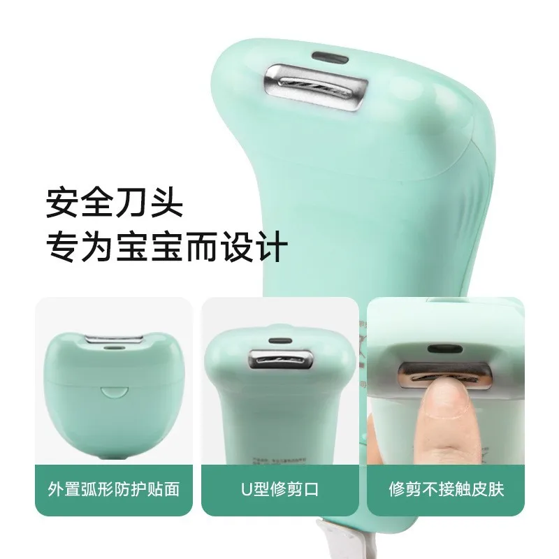 Baby Electric Nail Scissors Set  Grinder for Young Children  Clippers for Babies