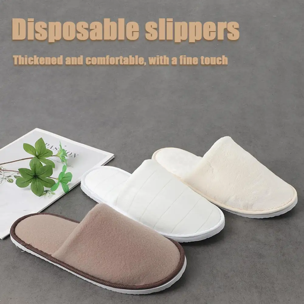 

Winter Closed Toe Non-slip Hotel Slippers Autumn Warm Fur Soft slippers Indoor Bedroom Plush Slippers for Couples Home Shoes