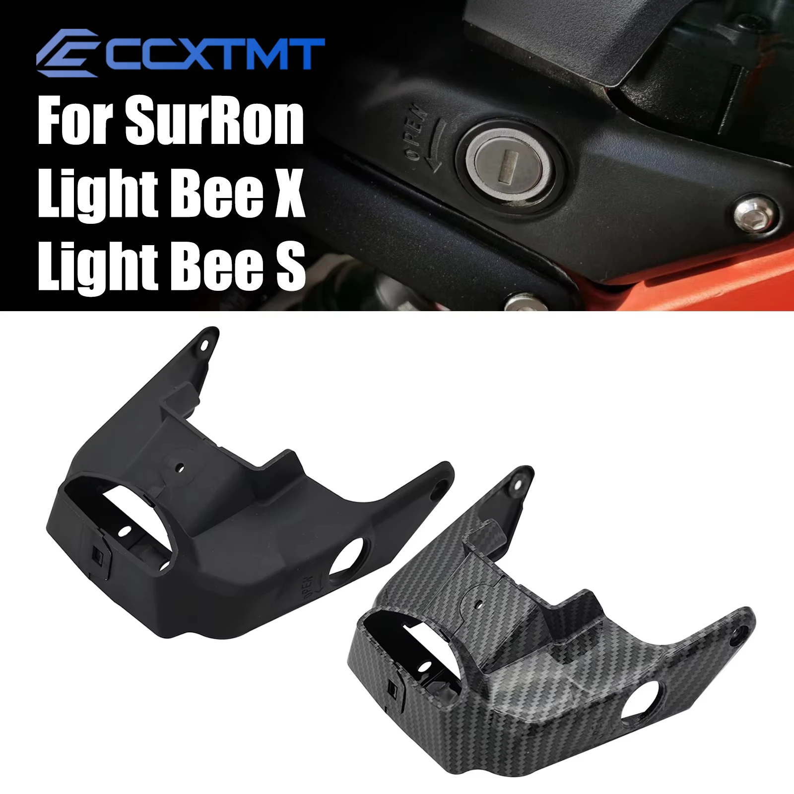 

Electric Motorcycle Battery Cover Key Door Battery Compartment Lock Plastic Surround For Sur-Ron Sur Ron Light Bee S & X