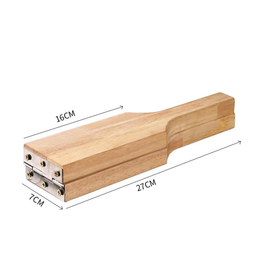 

1pc Plum Fruit Clip Nut Chestnut Cracker Plier Multifunctional Stainless Steel Wood Kitchen Tool Small Size Space Saving Home