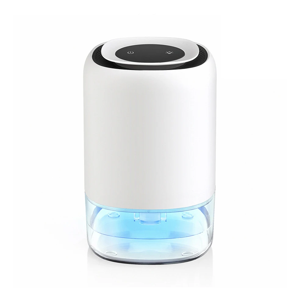 Dehumidifier for Home 1.3L Water Tank,23W Mute Mini Dehumidifier With LED Lights for Bathroom Bedroom with Auto-Off,Portable