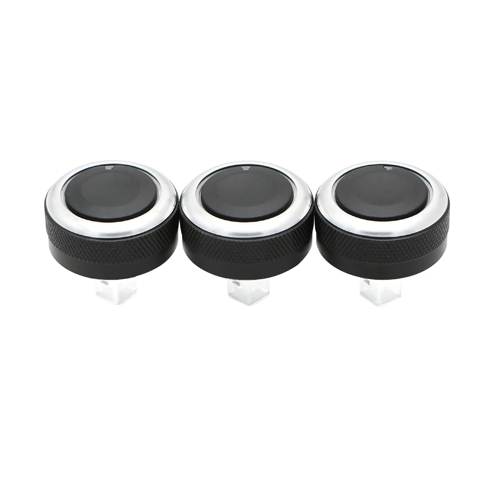 3pcs/set Aluminum Alloy Air Conditioning Knob for Geely Panda 2009 - 2017 Heat Control Switch Ac Knob Car Accessories