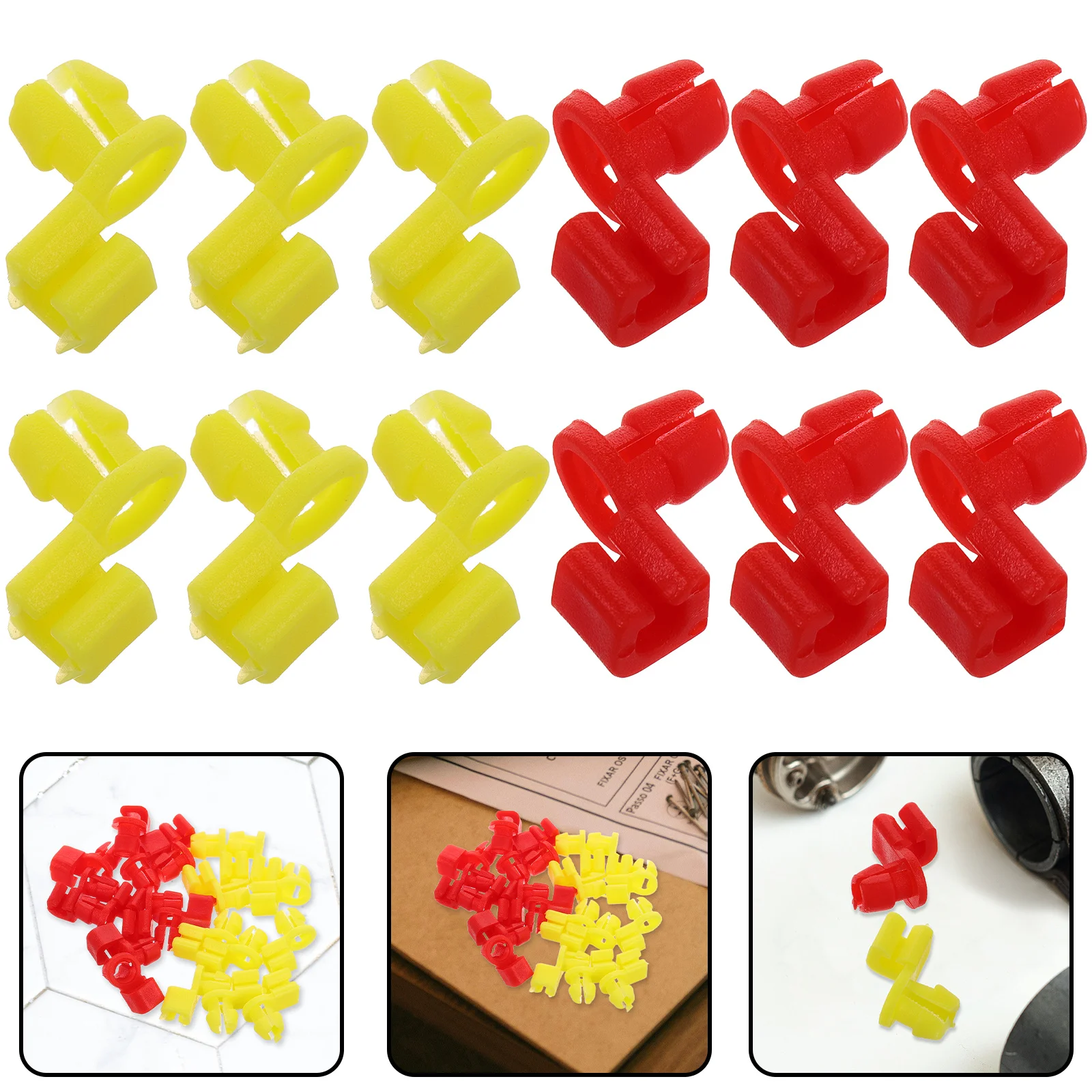 

20pcs Car Door Clips Durable Plastic Auto Parts For Left Right Doors Secure Fit Tailgate Handle Retainer Clips Truck