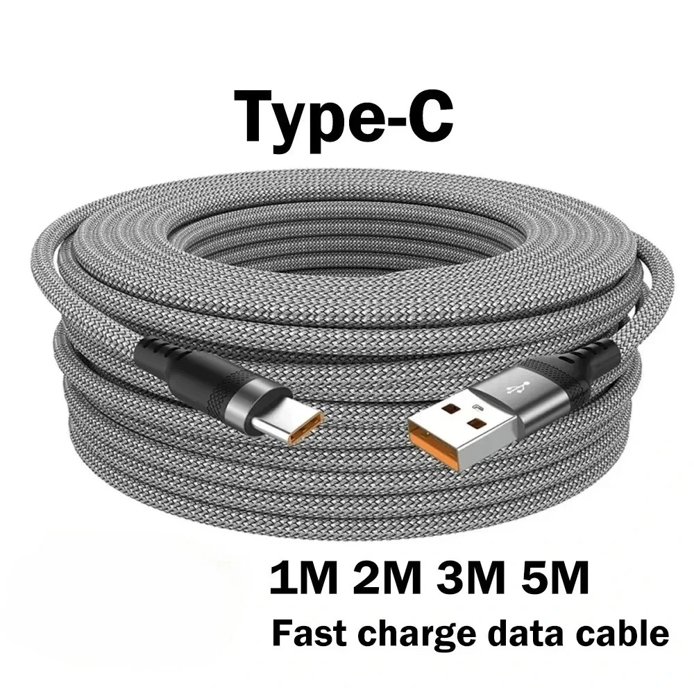 USB Type C Cable 5A Super Fast Charging Cable for iPhone 15 