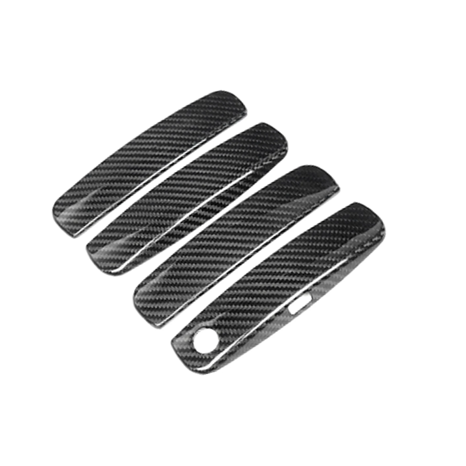 

4 Pieces of Car Exterior Door Handle Panel Trim Cover Cap Sticker Decor For Dodge Challenger 4 Door 2011-2021