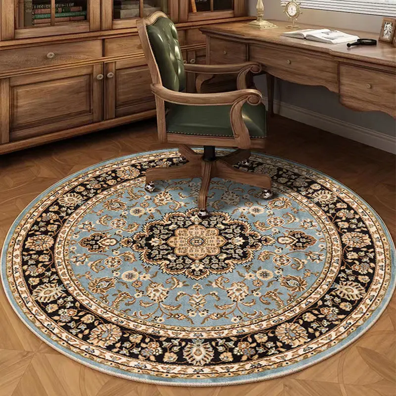 Mandala Bohemian Round Carpet For Bedroom Decor Living Room Sofa Area Vintage Printed Rug Floor Mat Cloakroom Carpet Chair Mats