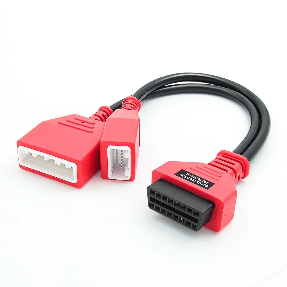 Nissan 16 + 32 Gateway OBD Adapter Cable for Autel Daotong Support New Xuanyi B18 Chassis