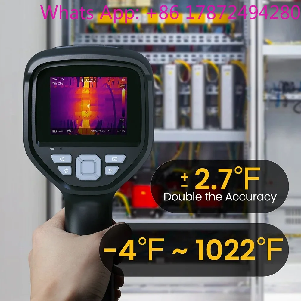 001 Handheld Thermal Imager 512*384 X³IR Resolution 4X Digital Zoom Macro Lens Water Leakage Inspect  Thermal Camera