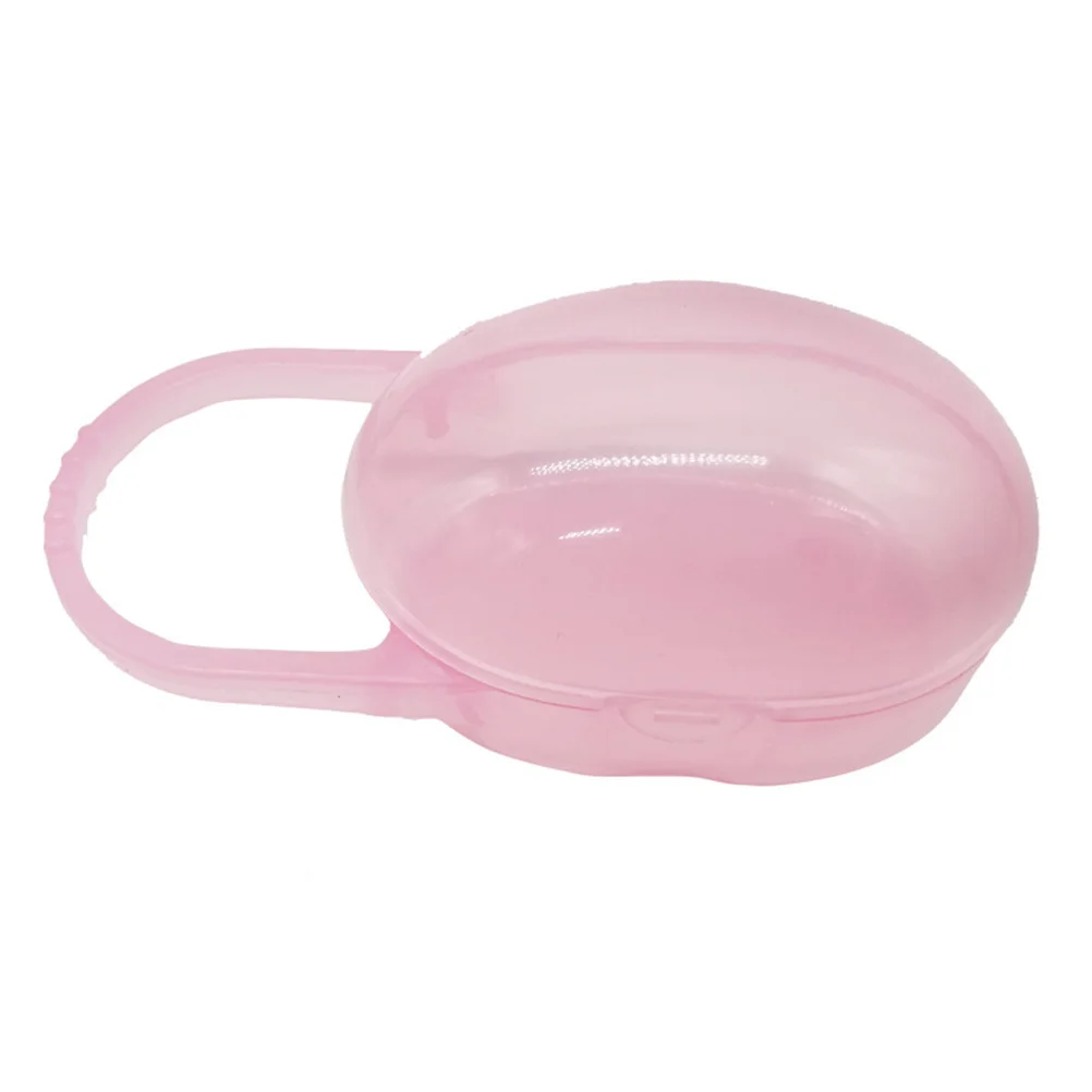 

5 шт., защитный чехол для детской соски, пылезащитный портативный держатель для пустышки, коробка для хранения с петлей для переноски для новорожденных