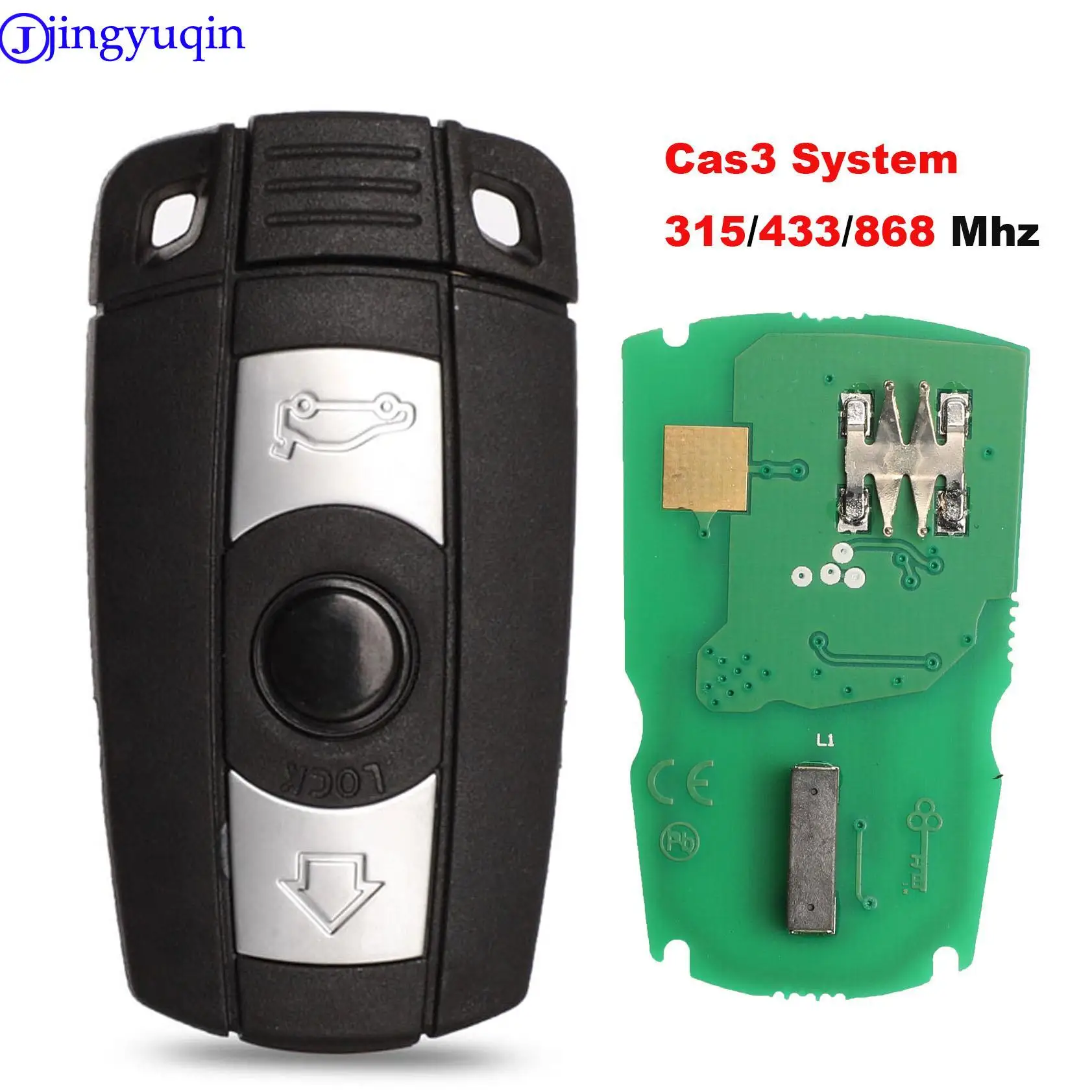 jingyuqin 10ps 868mhz 315mhz433mhz  Car Remote Smart Key for BMW 1/3/5/7 Series X5 X6 Z4 CAS3 System