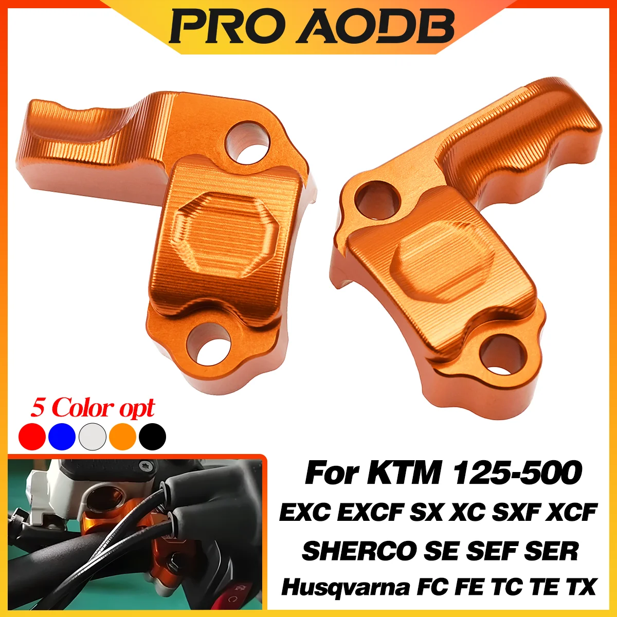 For KTM SX SXF XCW XC XCF EXC EXCF 125-500 Husqvarna FC FE FX TC TE TX Sherco SE SEF R SER SEFR Master Cylinder Protector Guard