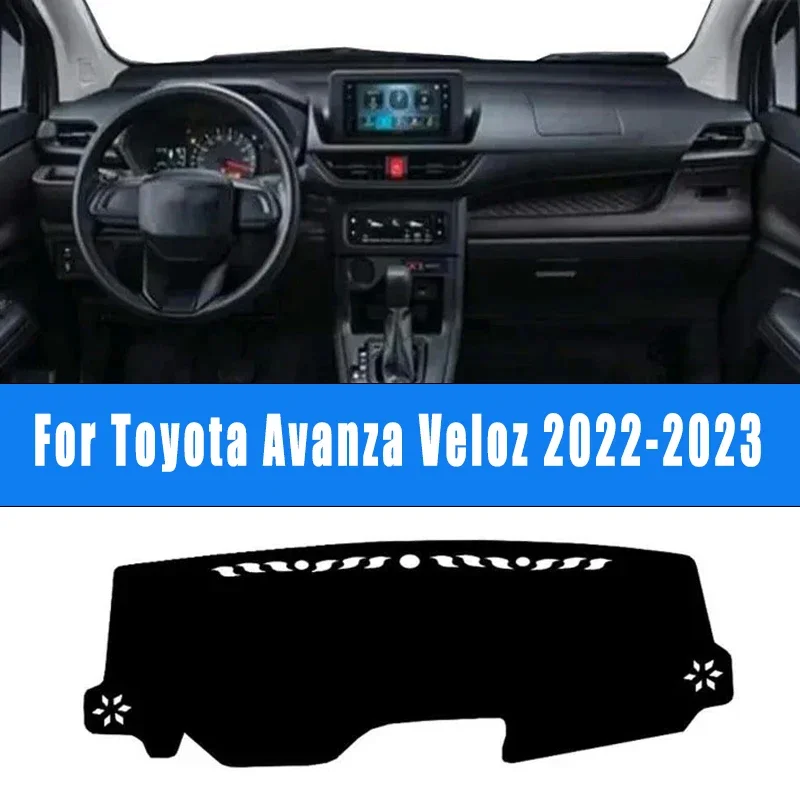 

Car Dashboard Mat Dash Cover Central Control Pad Custom Nonslip Cape Sunshade Accessories For Toyota Avanza Veloz 2022-2023