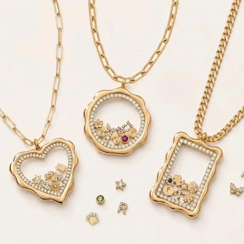 Open Pendant Necklace For Women Girls Simple Fashion DIY: 2026 New Trendy Cute Chain Gifts