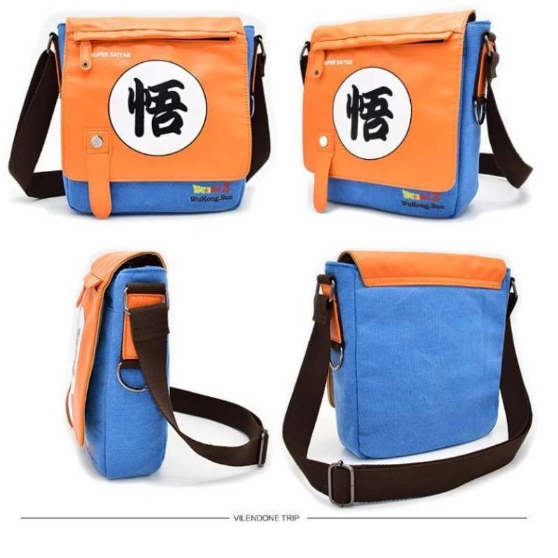 One Piece  Dragon Ball Messenger Bag Anime Demon Slayer Shoulder Bag Women Man Leisure Fashion Cosplay Bag Christmas Gift Toy