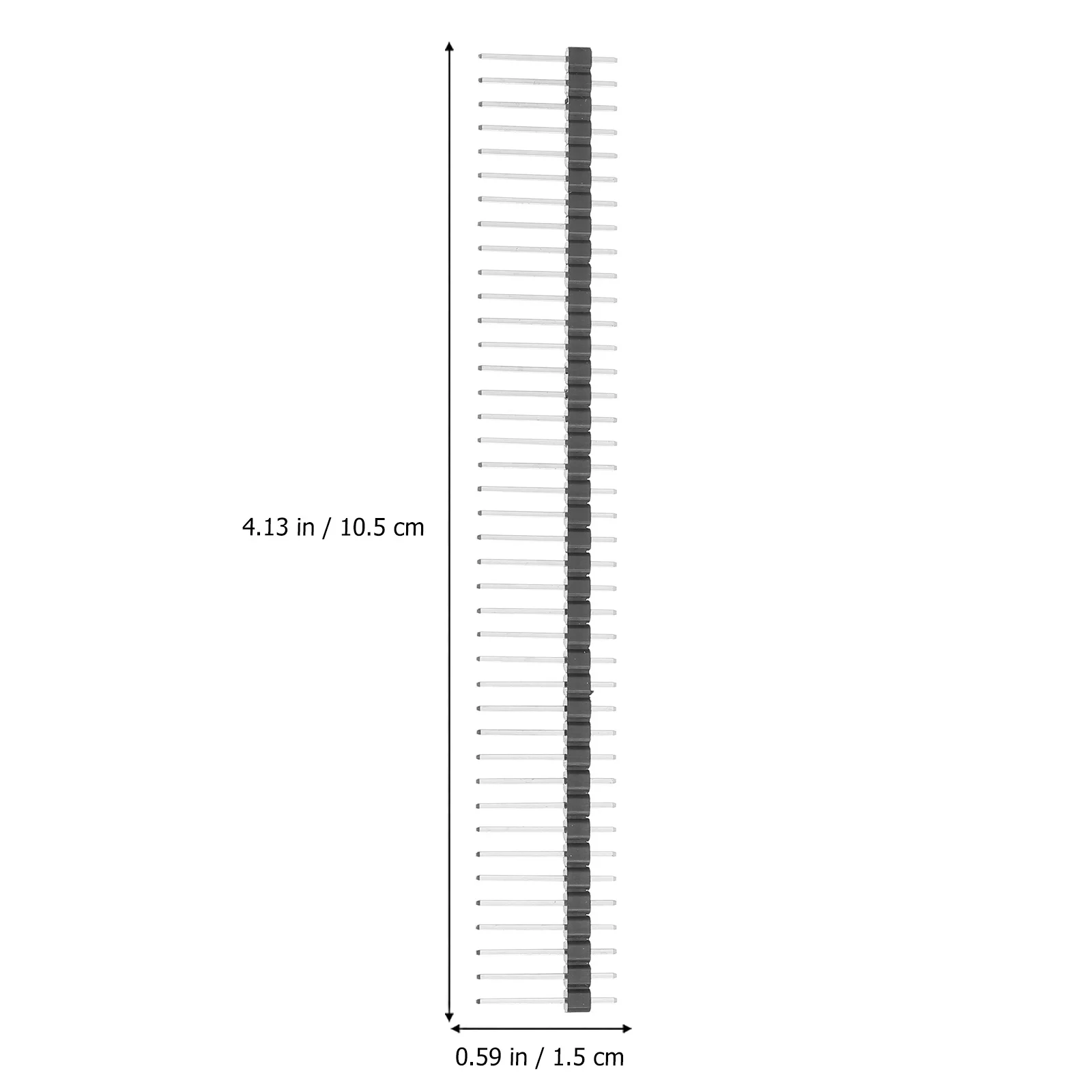 

30pcs Copper Plated Header 15Mm Male Pcb Strip Breakaway Single Board To Board Connection Electrical Equipment