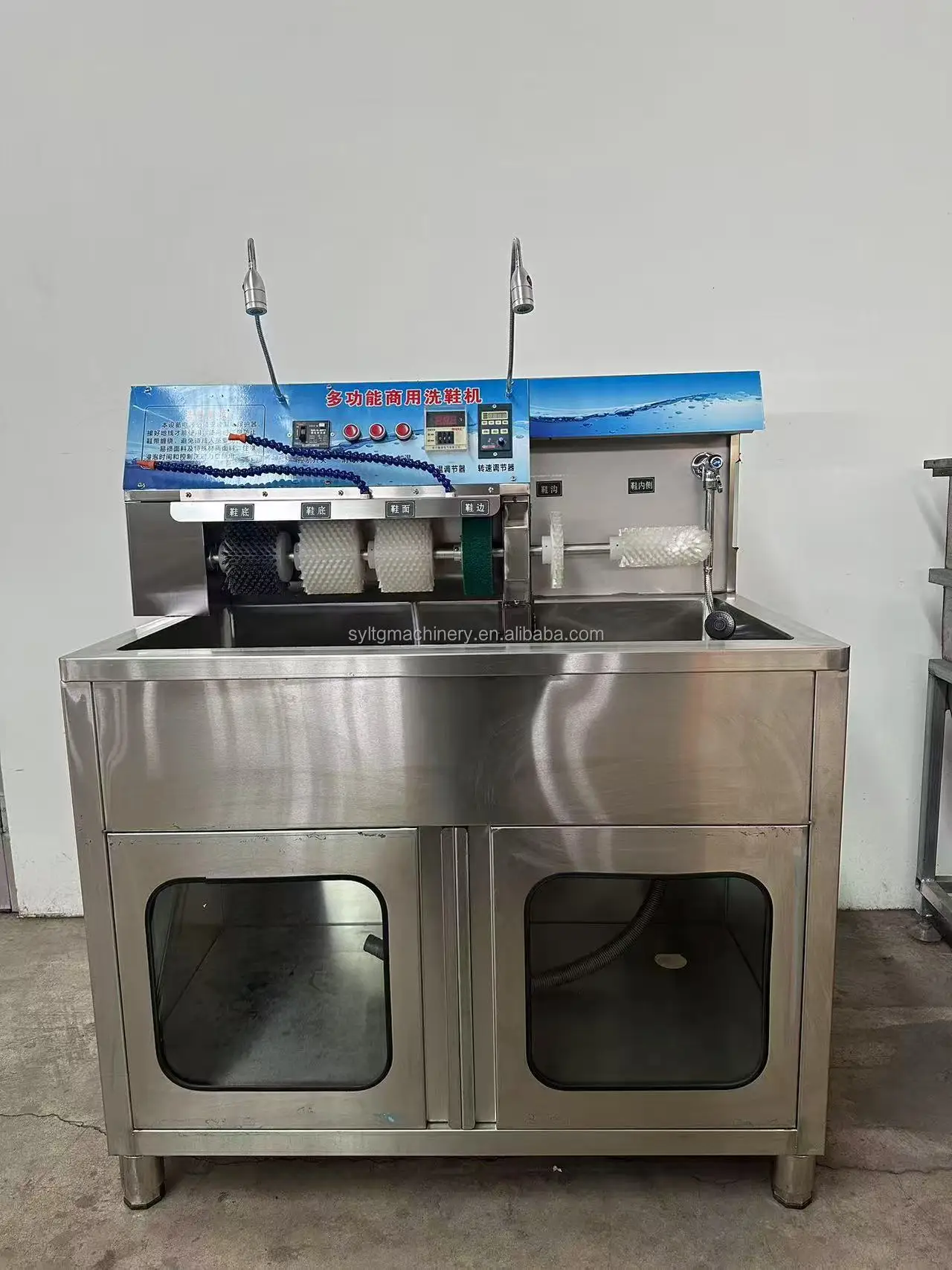 ماكينة غسل الأحذية الأوتوماتيكية المصنوعة من الفولاذ المقاوم للصدأ، ماكينة غسل الأحذية القماشية الرياضية، ماكينة غسل وتجفيف الأحذية الرياضية #4