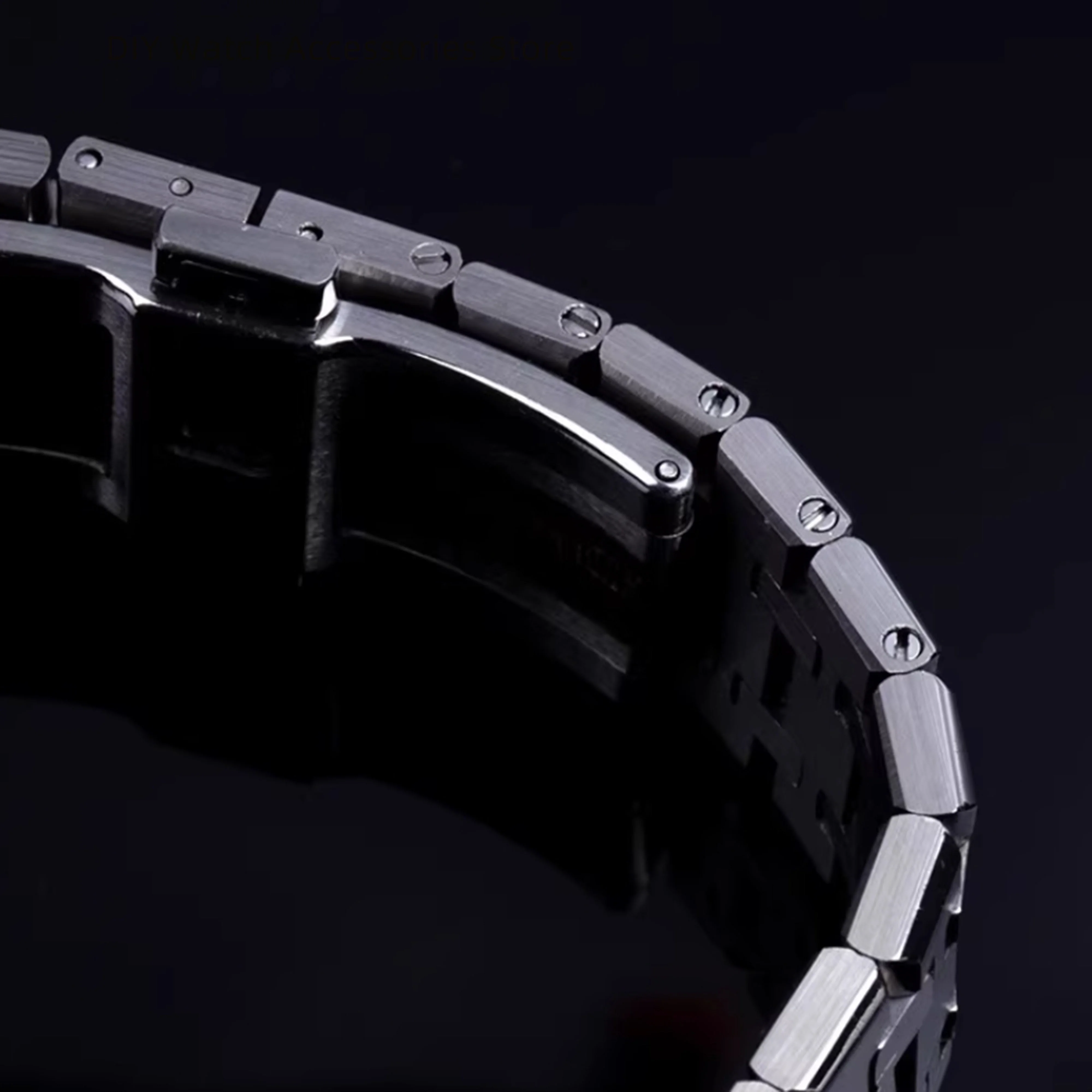 26 ミリメートル時計ストラップステンレス鋼時計バンドロイヤルオーク時計ストラップ折りたたみバックル固体リストバンド交換用時計ブレスレット